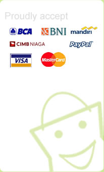 Kami menerima pembayaran melalui bank sbb: